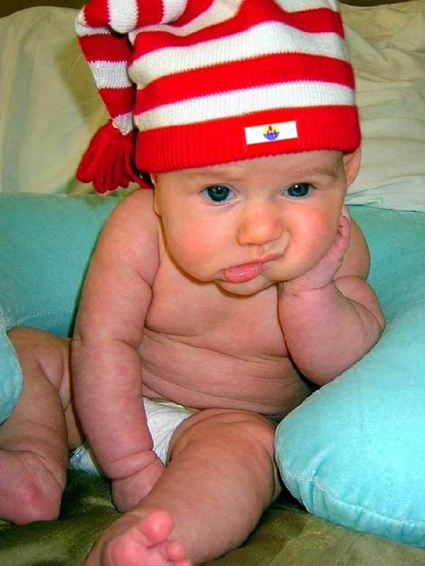 To make this post more interesting here is a cute picture of a bored baby!