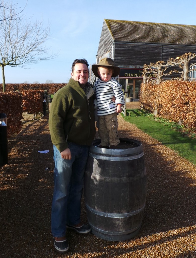 The Bradshaw's go to Chapel Down Winery A Truly British Family