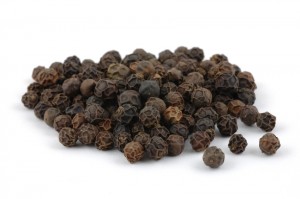 Black peppercorns